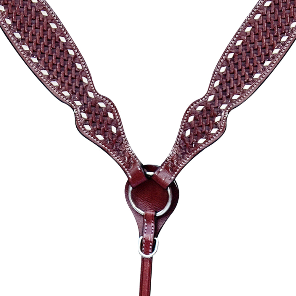 COMFYTACK Western Leather Horse Breast Collar Brown