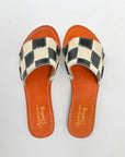 American Darling Handcrafted Checkerboard Hair-On Western-Chic Luxury Meets Every-Day Comfort