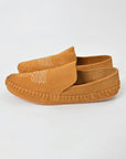 American Darling Handmade Suede Mule Shoes for Women Slip-On Closed Toe Casual Loafer Embroidered Comfortable Flat Footwear