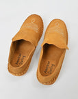 American Darling Handmade Suede Mule Shoes for Women Slip-On Closed Toe Casual Loafer Embroidered Comfortable Flat Footwear