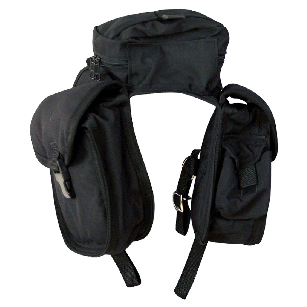 ENGLISH FRONT BAG SMALL BLACK 600D