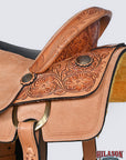 Hilason Western Horse Saddle American Leather Ranch Roping Cowboy