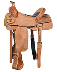 Hilason Western Horse Saddle American Leather Ranch Roping Cowboy