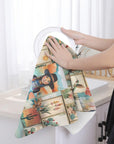 Colores de Mexico Pictures of the Southwest Set of 2 Dish Towels Made in America