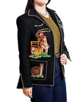 American Darling Women’s Western Rodeo Blazer - Vintage Style Embroidered Cowboy Jacket with Horse & Lasso Motif