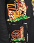 American Darling Women’s Western Rodeo Blazer - Vintage Style Embroidered Cowboy Jacket with Horse & Lasso Motif