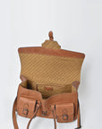 American Darling Hand-Tooled Genuine Leather Briefcase Bag