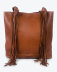 Everyday Rodeo Genuine Leather Black Embroidered Tote Bag | Houston Livestock Show and Rodeo