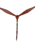 HILASON Western Horse Breast Collar Genuine American Leather Brown
