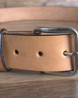 Hilason Full Grain Western Leather Mens Womens Belt Tan