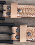 HILASON Western Genuine Leather Belt for Handmade Unisex Heavy Duty Belt