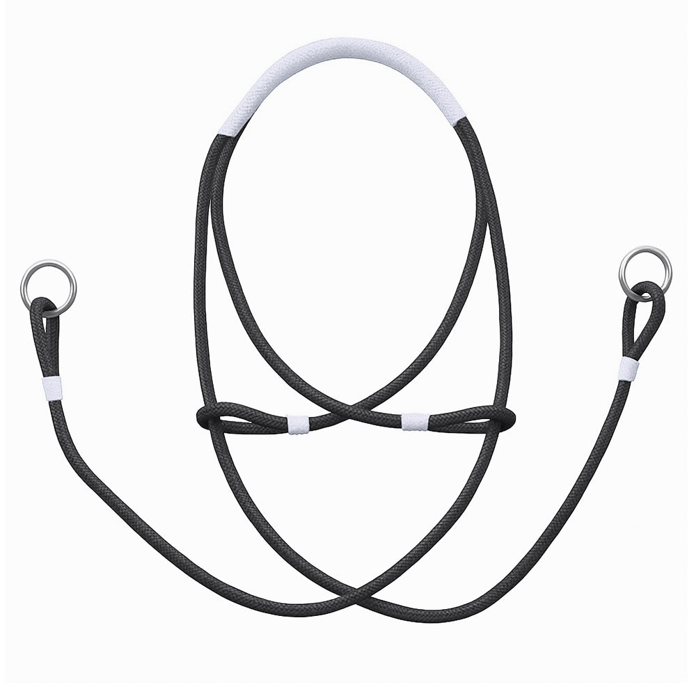Hilason Bitless Bridle Hackamore Bosal Horsemanship Equestrian Horse Tack