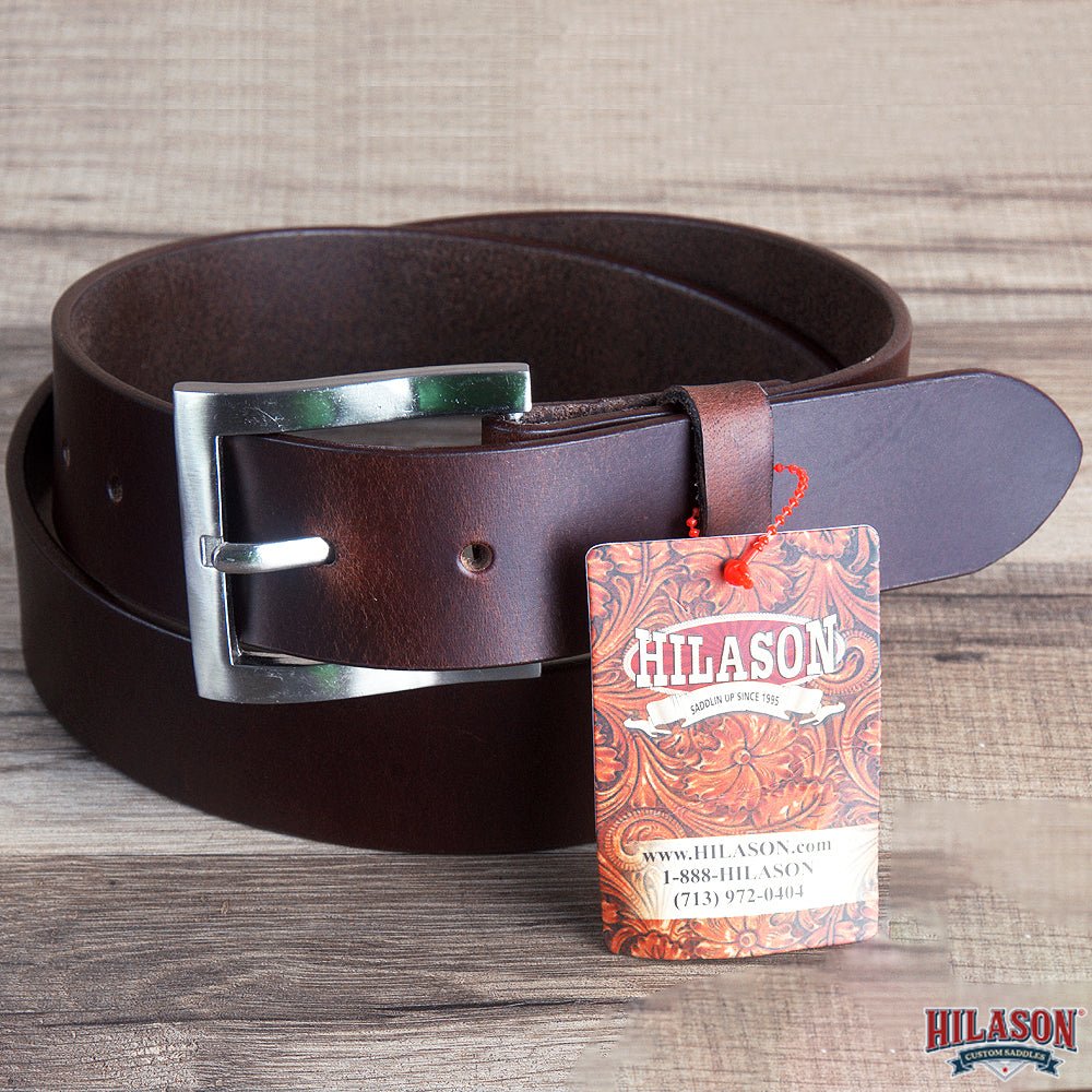 HILASON Western Full Grain Genuine Leather Belt for Men &amp; Women Cowboy Unisex