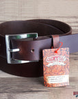 HILASON Western Full Grain Genuine Leather Belt for Men & Women Cowboy Unisex