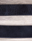 Black Western Genuine Leather Belt With Silver Buckle