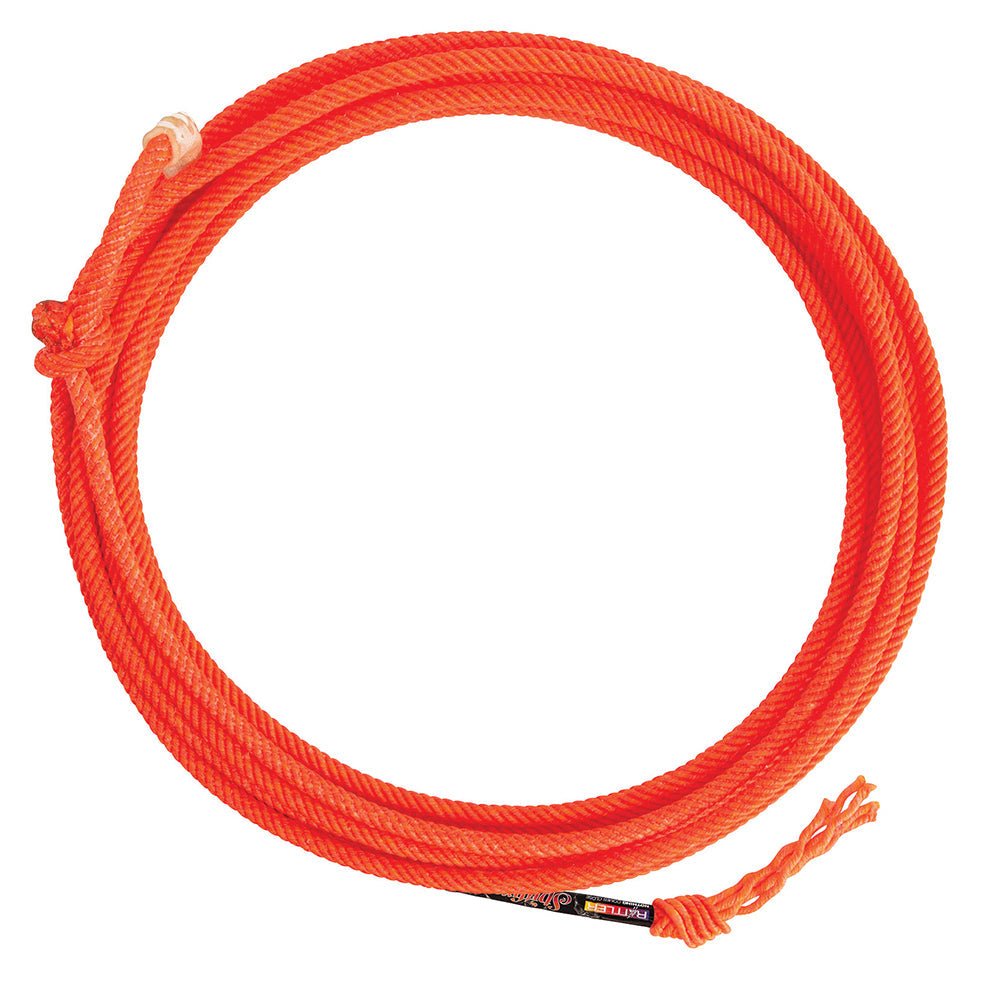 Martin Saddlery Rattler Spitfire Breakaway Rope Pro Performance Fast Close Weighted Tip &amp; Smooth Shell Orange 28' 40S
