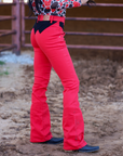 JOLENE BOOTCUT - RODEO RED WITH BLACK YOKE