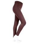 Horze Ladies Active Knee Patch Breeches Choco Brown Comfortable Stretch Fabric
