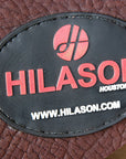 Hilason Horse Felt Saddle Pad with Leather Wear Guards – Western Contoured Back Pad Grey