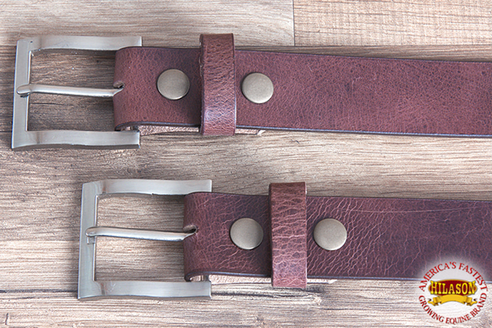 HILASON Western Genuine Leather Belt for Handmade Unisex Full Grain Heavy Duty Belt
