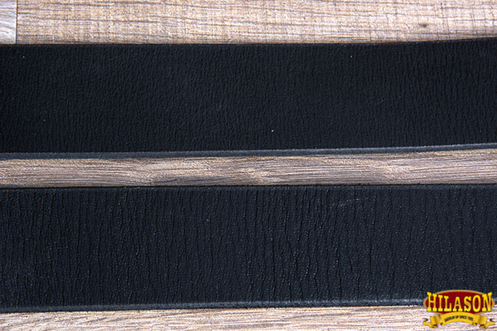 HILASON Western Genuine Leather Belt for Handmade Unisex Full Grain Heavy Duty Belt Black