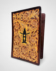 Legacy Rodeo Hand-Tooled Genuine Leather Portfolio Organizer | Houston Livestock Show and Rodeo