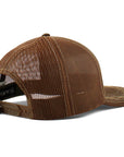 ARIAT Men’s Vintage Logo Cap – Brown Mesh Back Adjustable Trucker Hat