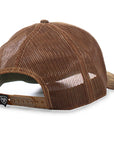 ARIAT Men’s Vintage Logo Cap – Brown Mesh Back Adjustable Trucker Hat
