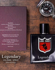 Lane Frost Legendary Cologne for Men – Original Western Woodsy Masculine Fragrance with Cedarwood & Musk