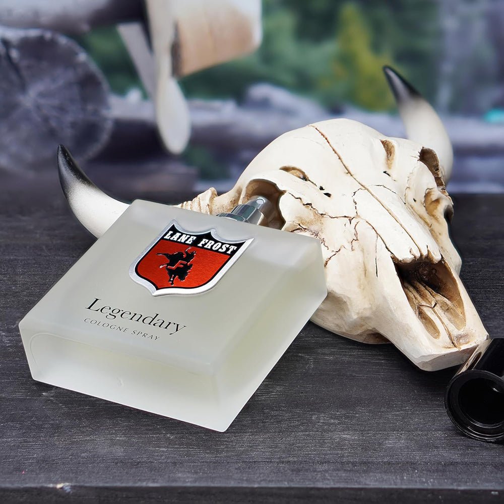 Lane Frost Legendary Frosted Cologne for Men Fresh Western Fragrance with Citrus &amp; Woodsy Notes, Long-Lasting Masculine Scent