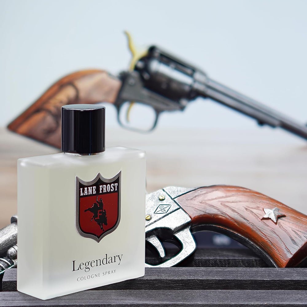 Lane Frost Legendary Frosted Cologne for Men Fresh Western Fragrance with Citrus &amp; Woodsy Notes, Long-Lasting Masculine Scent