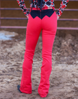 JOLENE BOOTCUT - RODEO RED WITH BLACK YOKE