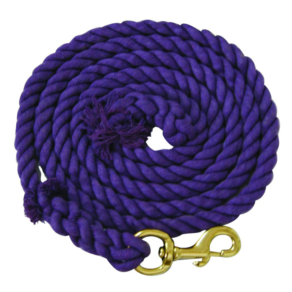 HILASON Western 10 In Cotton Lead Rope With Bolt Snap | Ropes For Horses Horse Lunge Line Braided Cord