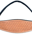 HILASON Western Horse Headstall Breast Collar Set Tack Genuine American Leather Basket Weave Tan