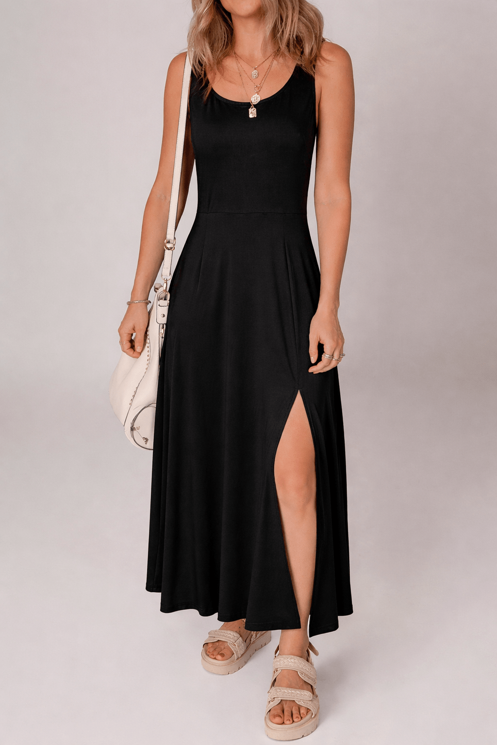 Indie Scoop Flared Midi Dress