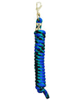 Black Green Blue Weaver Tack Horse Poly Lead Rope W/ Solid Brass 225 Snap