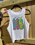 Cowgirl Chaps Cropped Tank