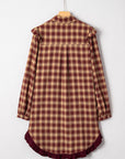 Novalee Mini Shirt Dress Long Sleeve Top