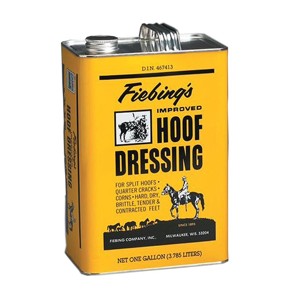 Fiebing’s Improved Hoof Dressing 1 Gallon Refill Professional Grade Horse Hoof Care for Quarter Cracks Brittle Hooves &amp; Corns