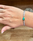 Cuff Bracelet - Sonoran Turquoise & Sterling Silver option II