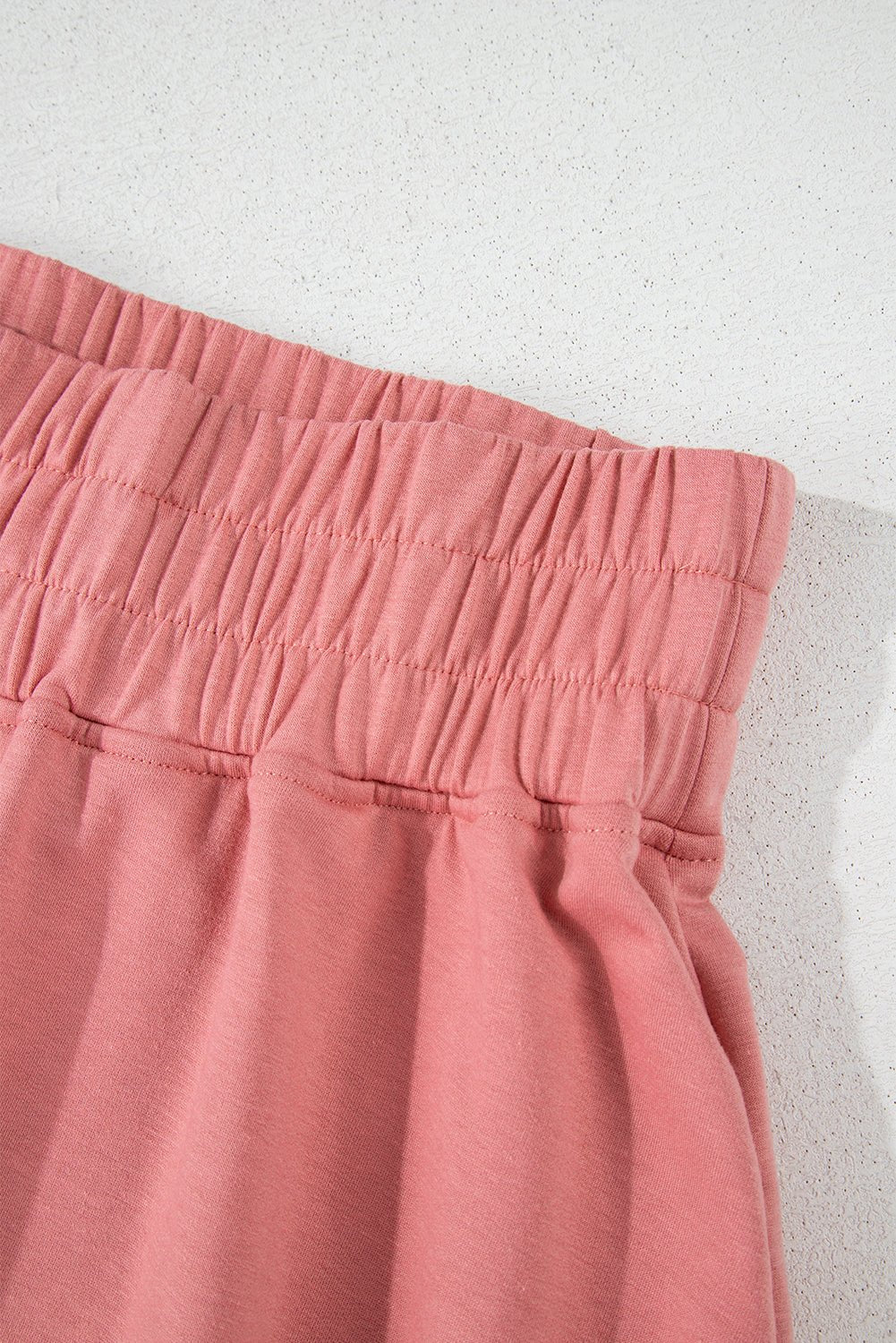 Solid Cropped Tee &amp; Ruffle High Waist Skort Set