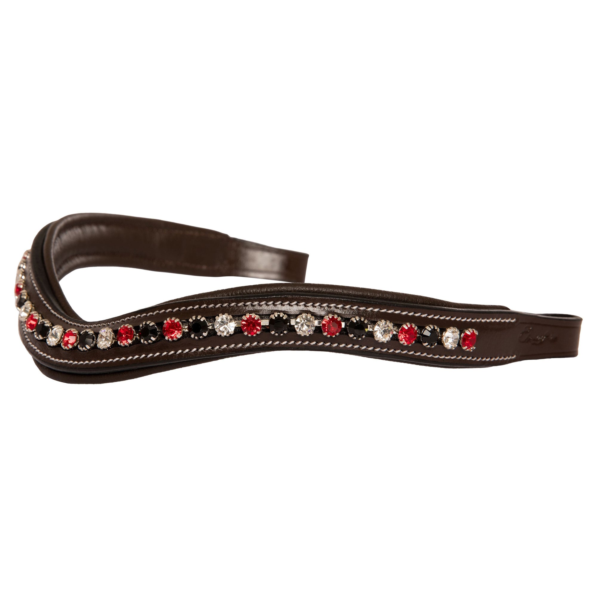 ExionPro Marvel Beauty Red, Black &amp; Alternative Clear Crystal Browband