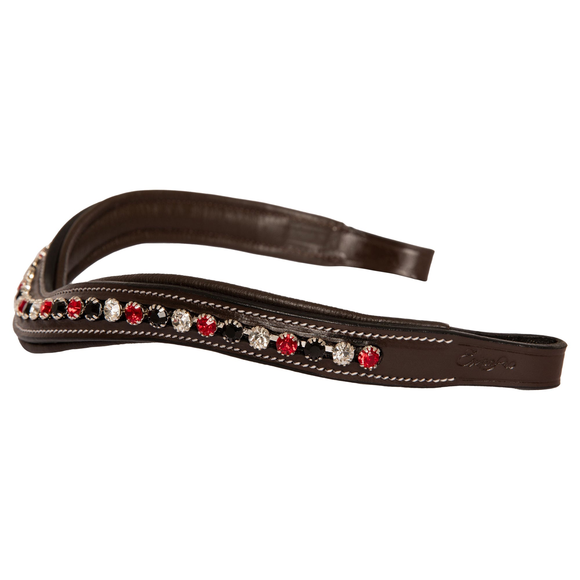 ExionPro Marvel Beauty Red, Black &amp; Alternative Clear Crystal Browband