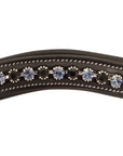 ExionPro Designer Black & Turquoise Blue Crystal Browband