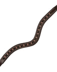 ExionPro Elegant Soft Padded Jet, Light Amethyst Colored Crystal Browband