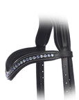 ExionPro Elegant Deep Curved Soft Padded Sapphire, Aqua Marine, Light Sapphire Colored Crystal Browband