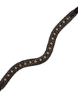 ExionPro Elegant Soft Padded Clear Crystal, Burgundy Colored Crystal Browband