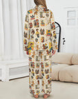 Baha Ranch Vintage Cowgirl Collage Western Rodeo Pajamas