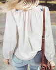 Emavie Long Sleeve Blouse Long Sleeve Top