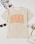 Leopard MAMA Short Sleeve Graphic Tee
